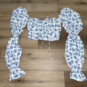 Floral crop top